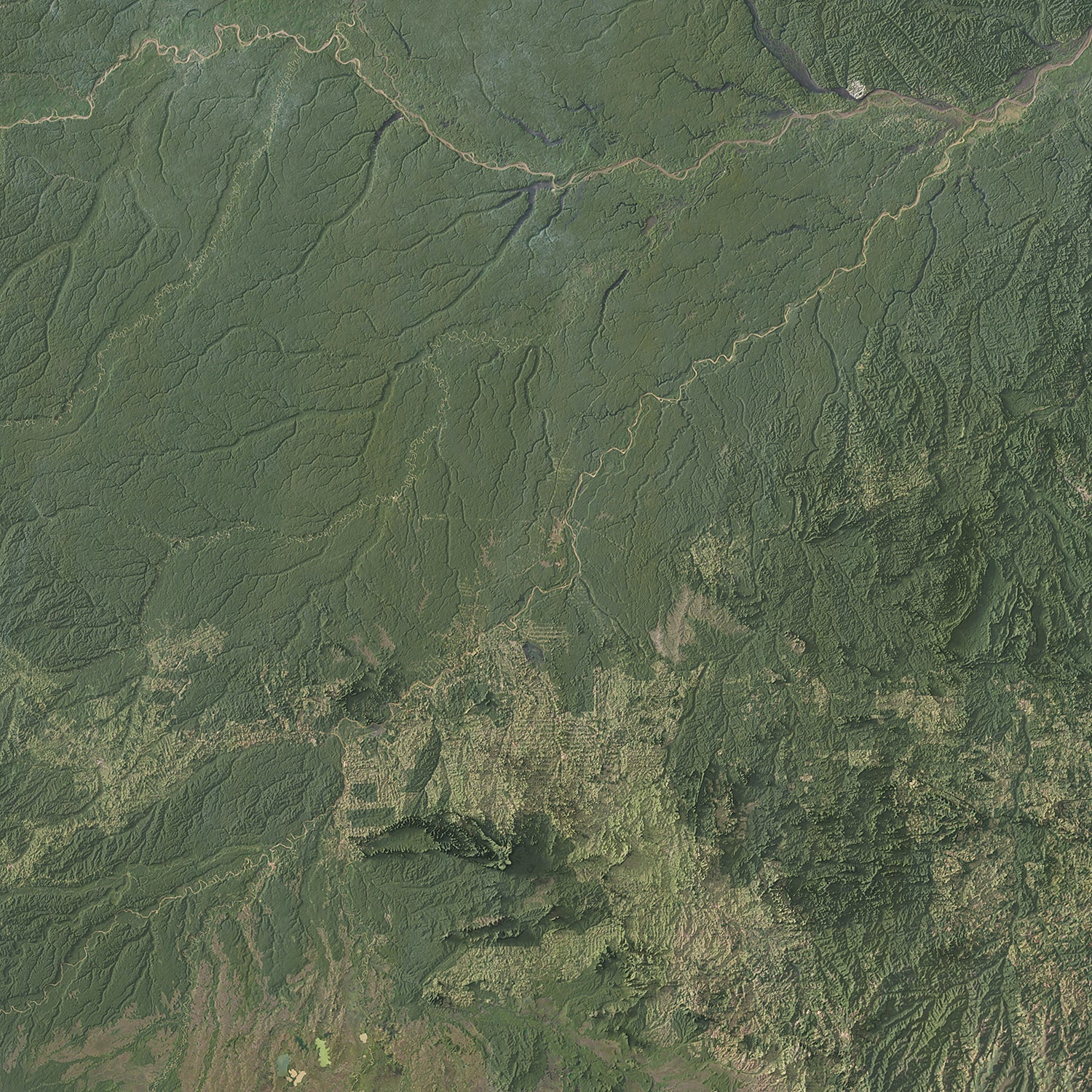 Amazon Basin - Satellite Imagery