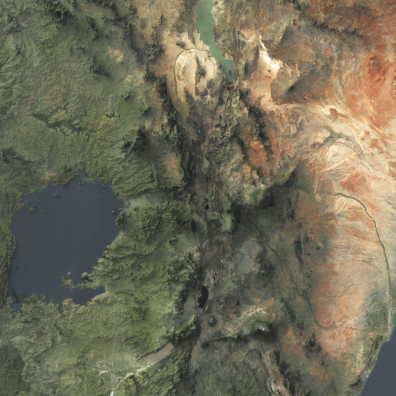 East Africa - Satellite Imagery
