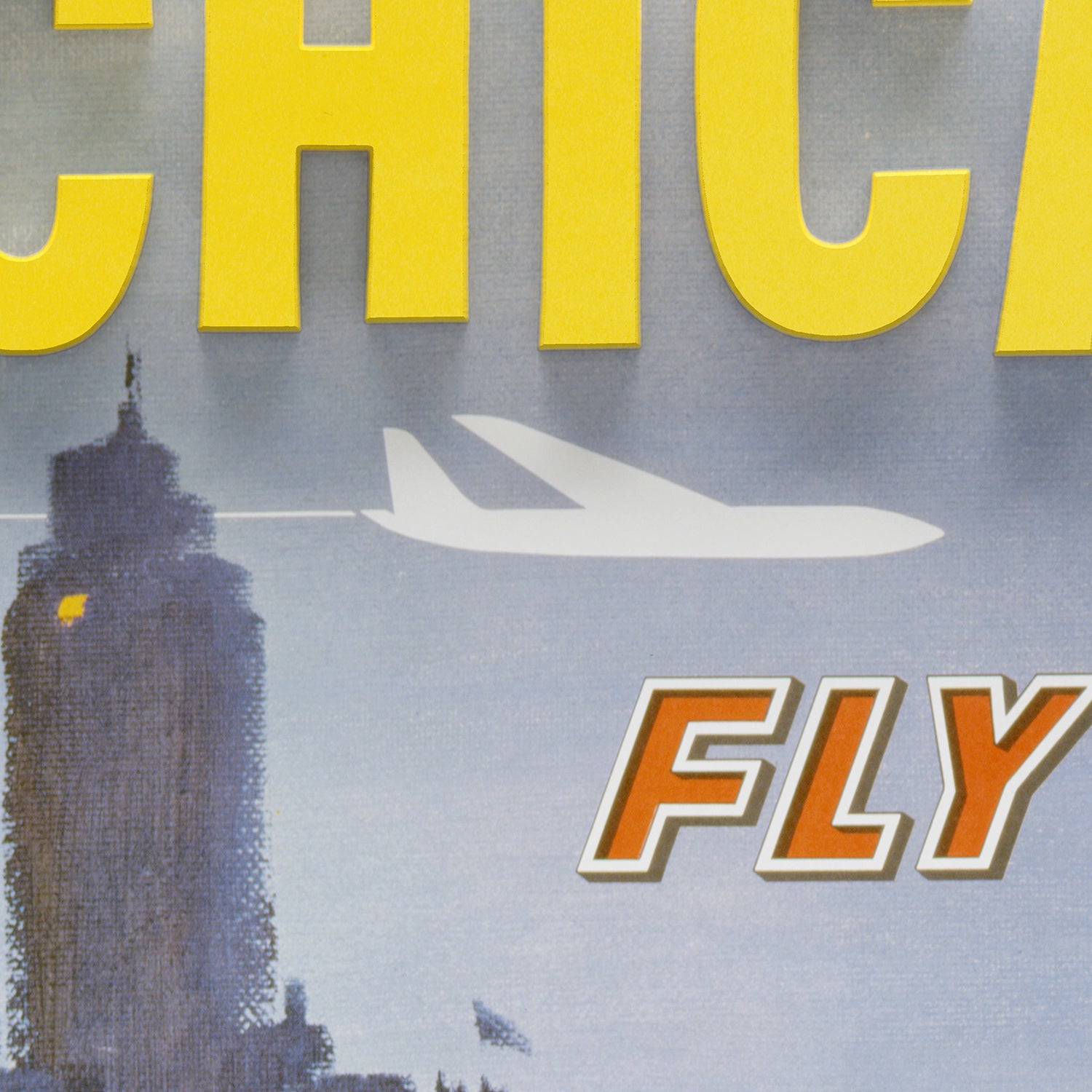 TWA Airlines Chicago (1960) - Retro Art Print