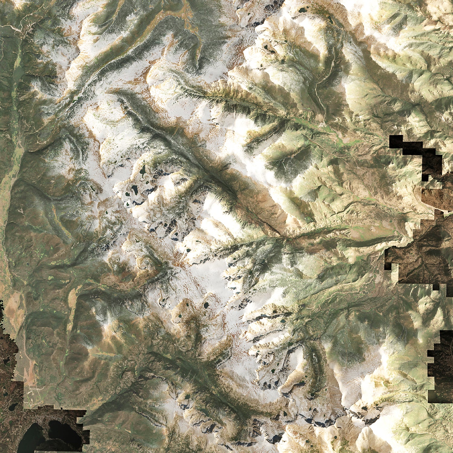 Rocky Mountain National Park - Satellite Imagery
