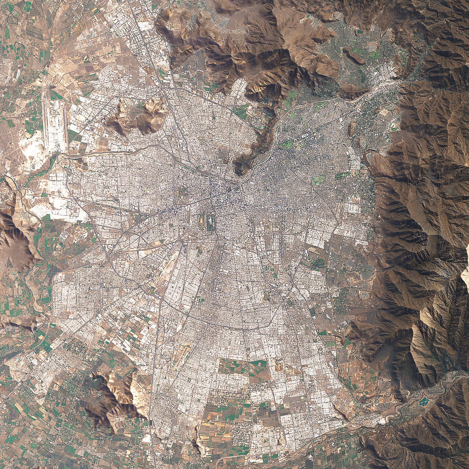 Santiago, Chile - Satellite Imagery