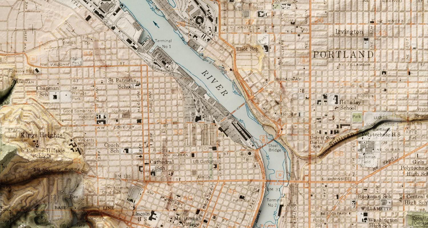 Portland Geologic Map Exploring the Physical Geography of the Portland, Oregon Region – East ...