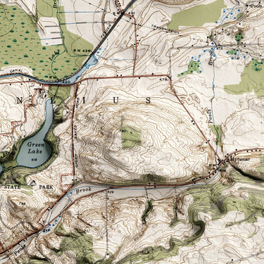 Green Lakes, New York (c. 1943)