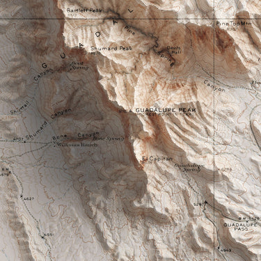 Guadalupe Peak, Texas (c. 1933)