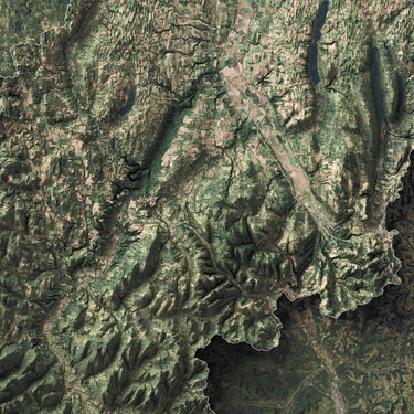 Genesee River Watershed, New York (Satellite)