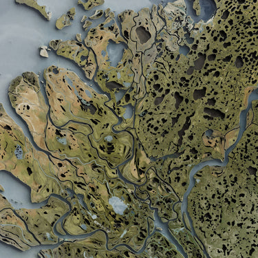 Richards Island, Northwest Territories (Satellite)