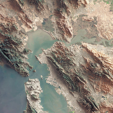 San Francisco Bay Area, California (Satellite)