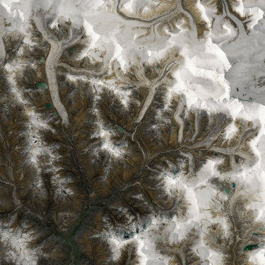 Mount Everest Region, Nepal (Satellite)