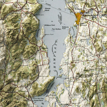 Lake Champlain, New York and Vermont (c. 1947)
