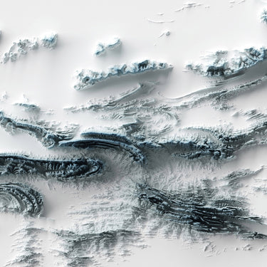 Ouachita Mountains, Arkansas and Oklahoma (Minimalist)