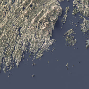 Maine Coast (Satellite)