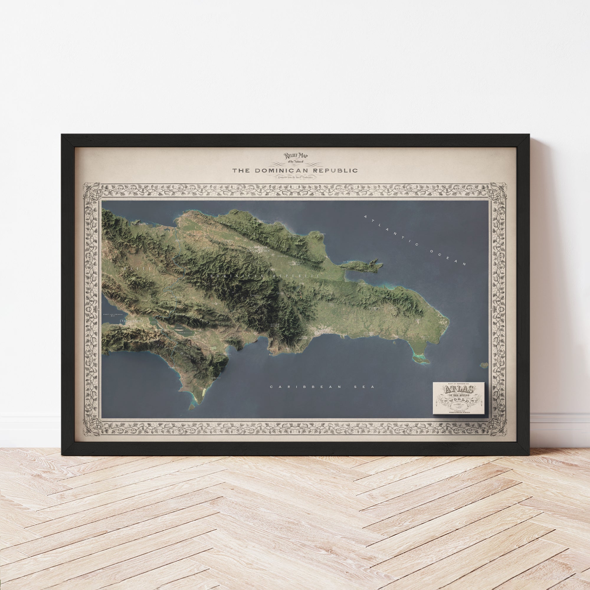 Dominican Republic Map - The East of Nowhere World Atlas