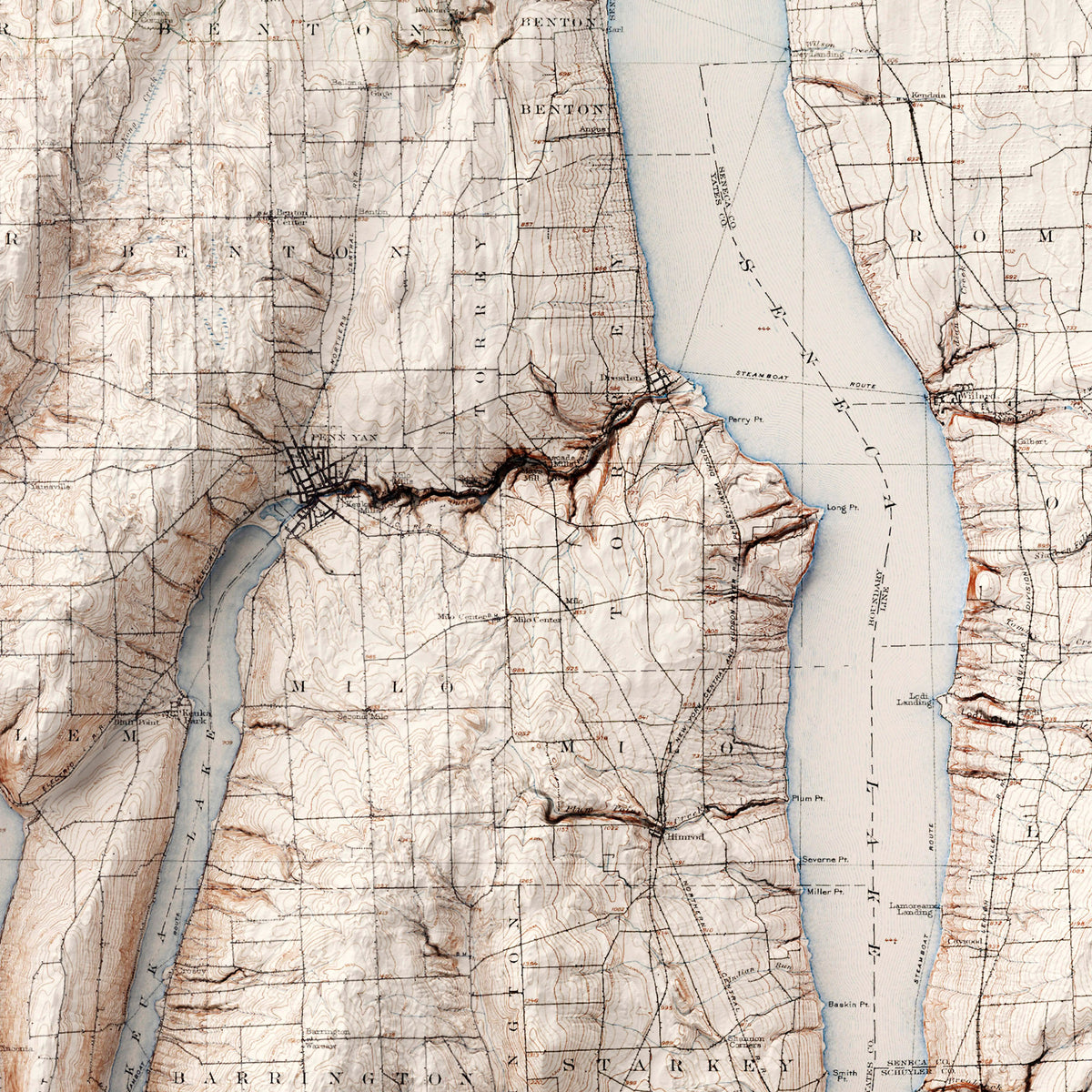 Finger Lakes, New York (c. 1902)