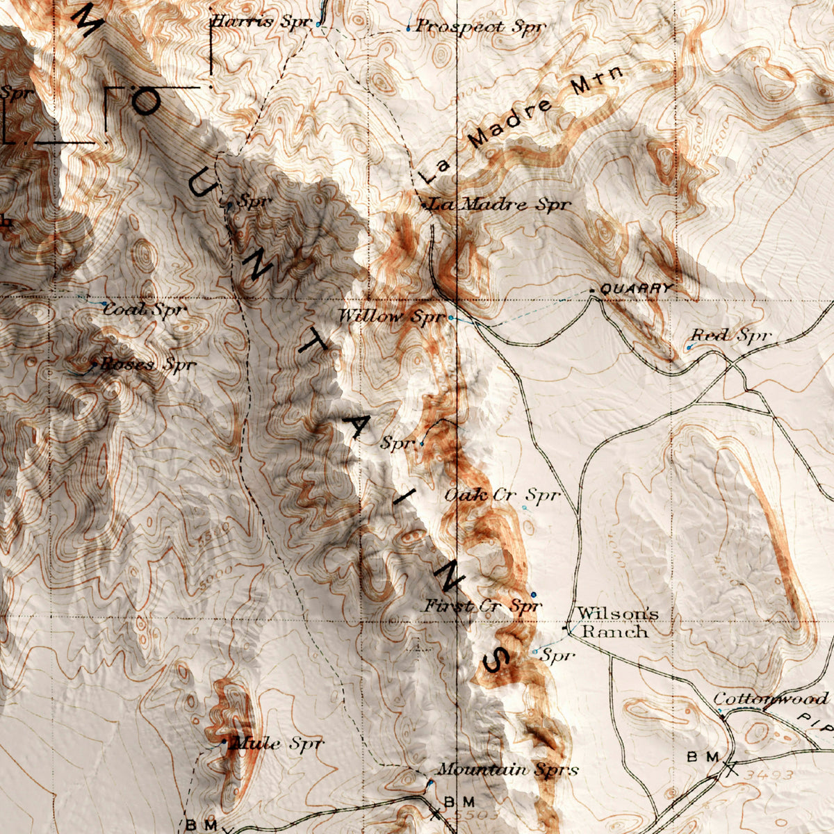 Red Rock Canyon, Nevada (c. 1907)