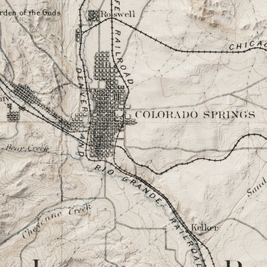 Colorado Springs, Colorado (c. 1893)