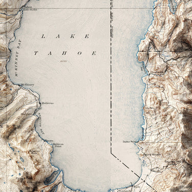 Lake Tahoe, California and Nevada (c. 1896)