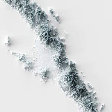 Baja Peninsula, Mexico (Minimalist)
