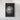 The image is a framed poster depicting a detailed view of the Earth, with the continents and oceans clearly visible against a dark background.
