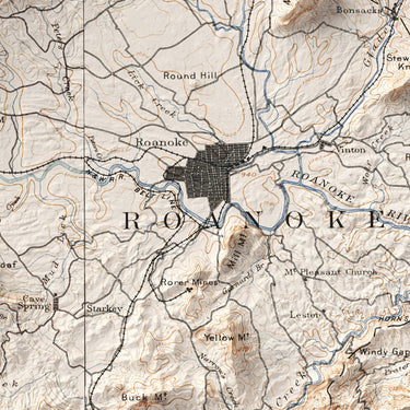 Roanoke, Virginia (c. 1890)