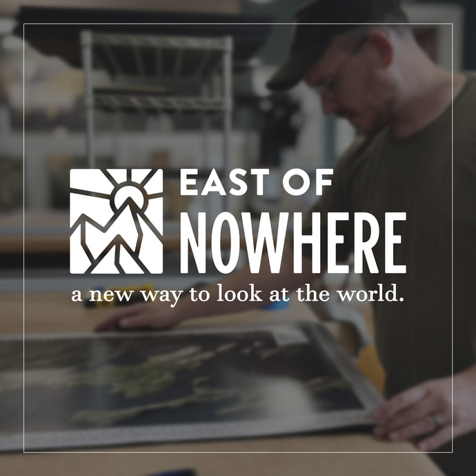 Our founder explains the motivation behind East of Nowhere, the world's premier map art studio.