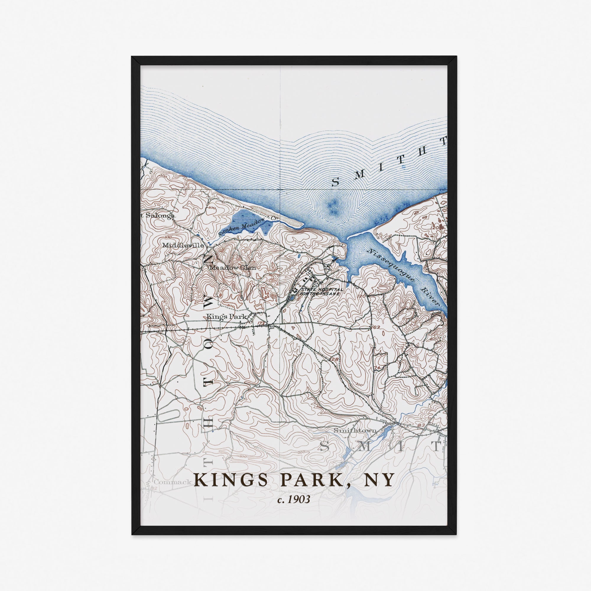 Kings Park, NY - 1903 Topographic Map