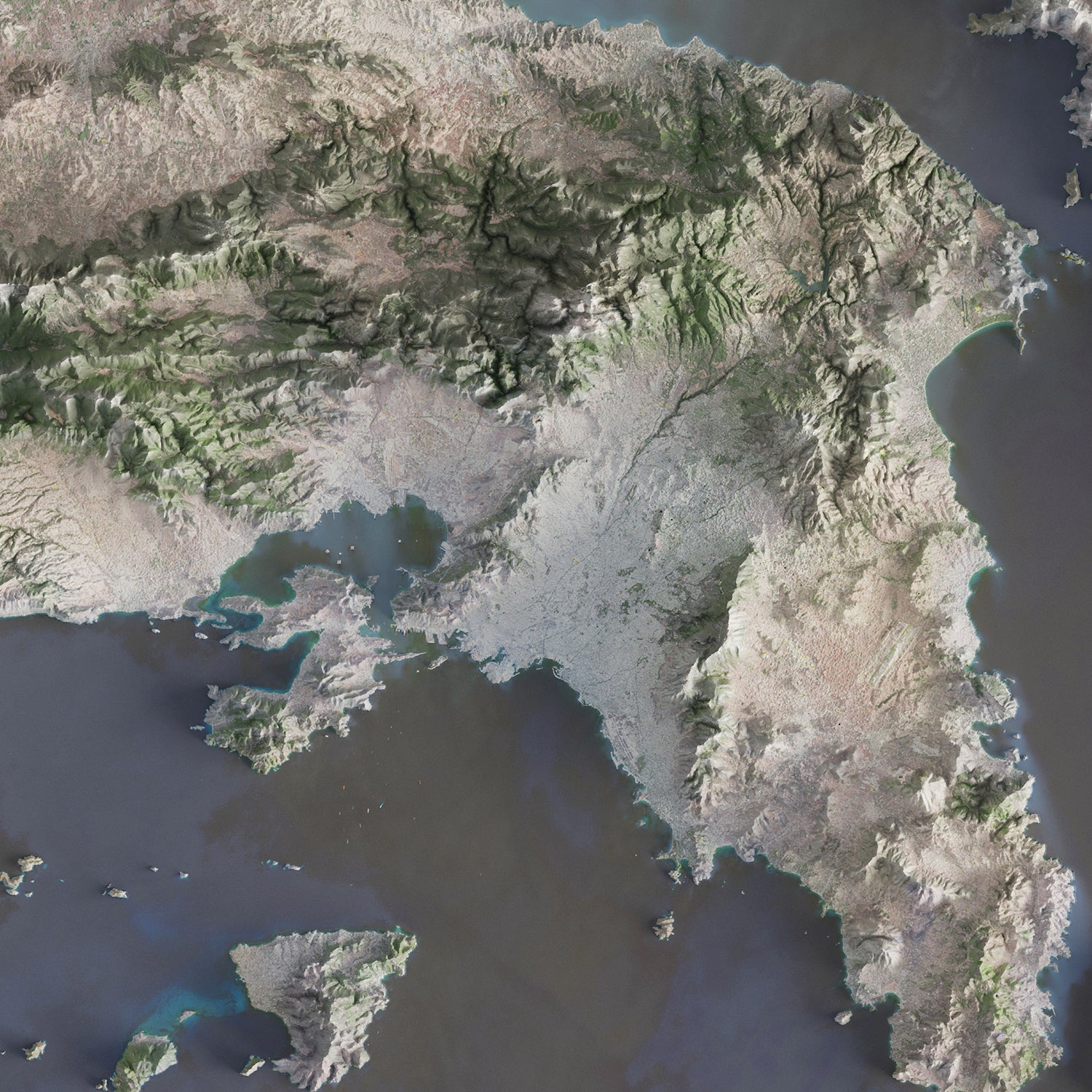 Athens - Satellite Imagery