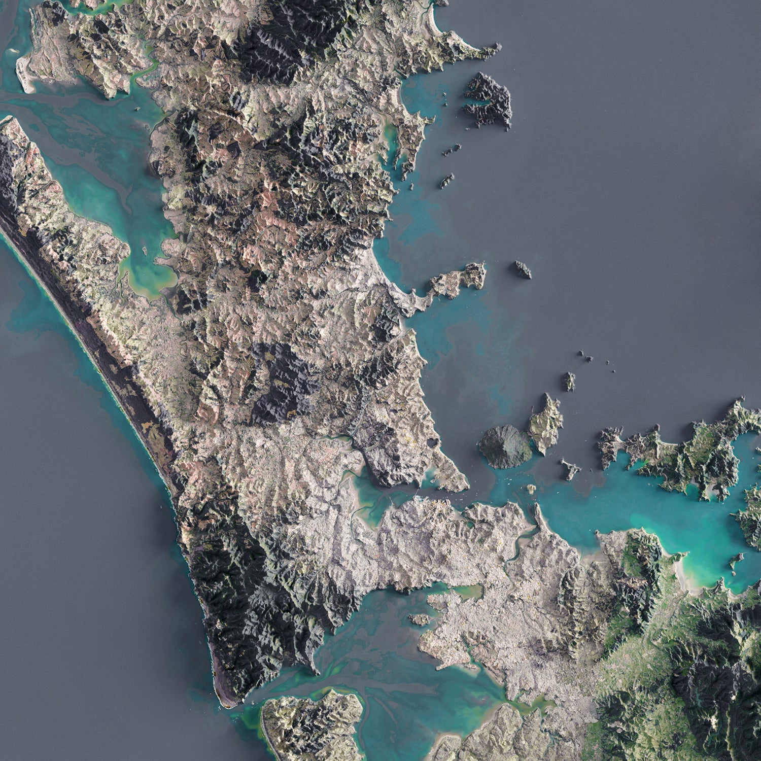 Auckland - Satellite Imagery