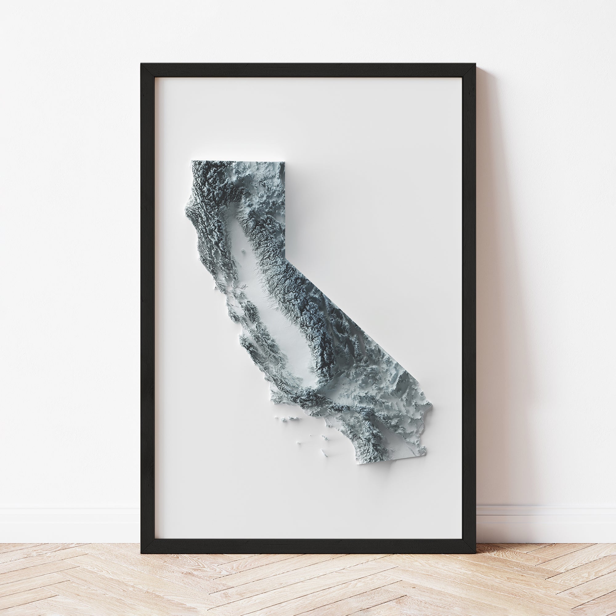 California - Minimalist Map