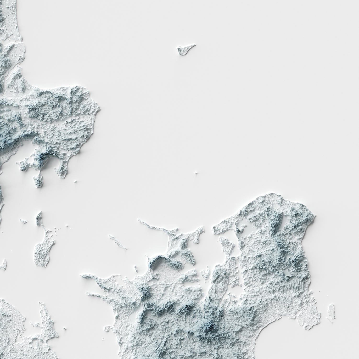 Denmark - Minimalist Map