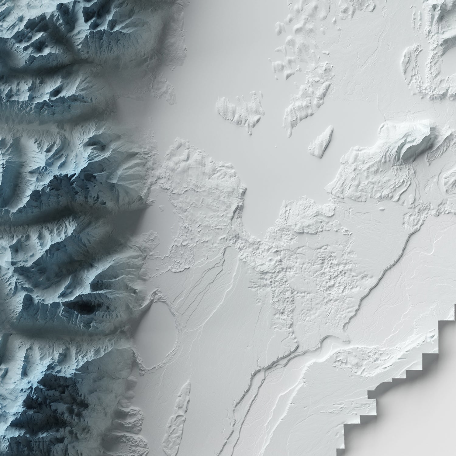 Grand Teton National Park - Minimalist Map