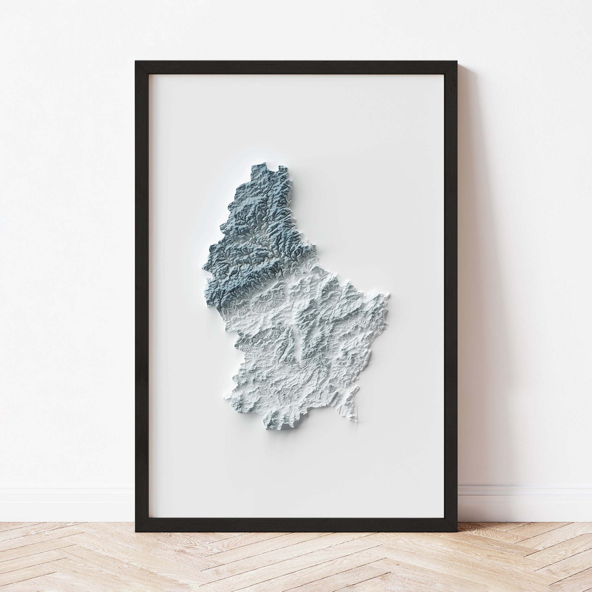 Luxembourg - Minimalist Map