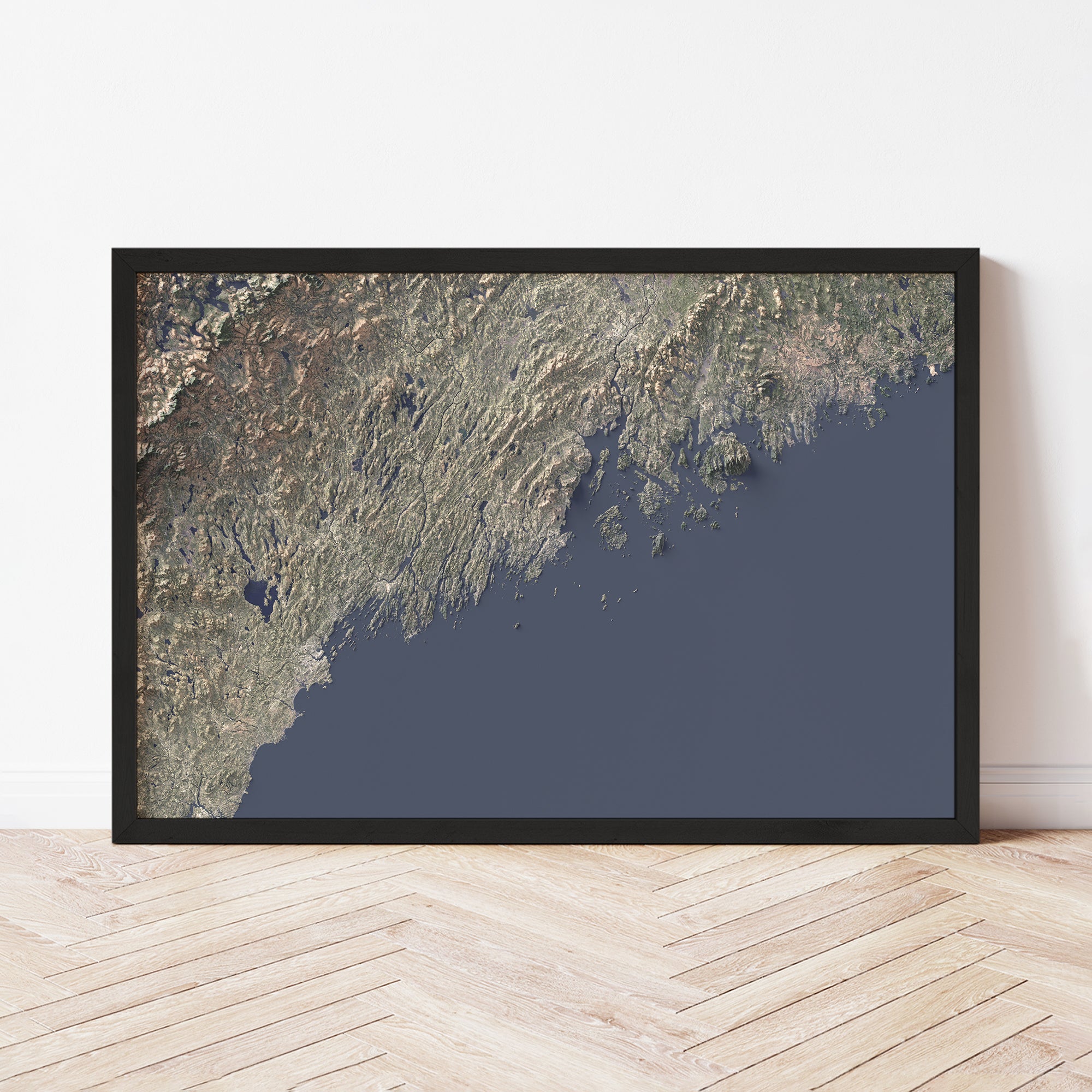 Maine Coast - Satellite Imagery