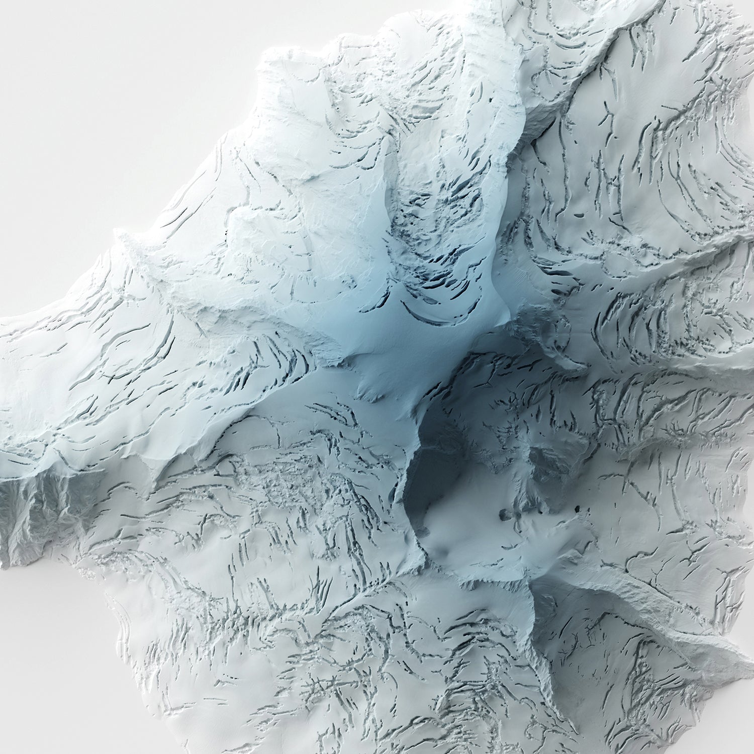 Mount Baker - Minimalist Map