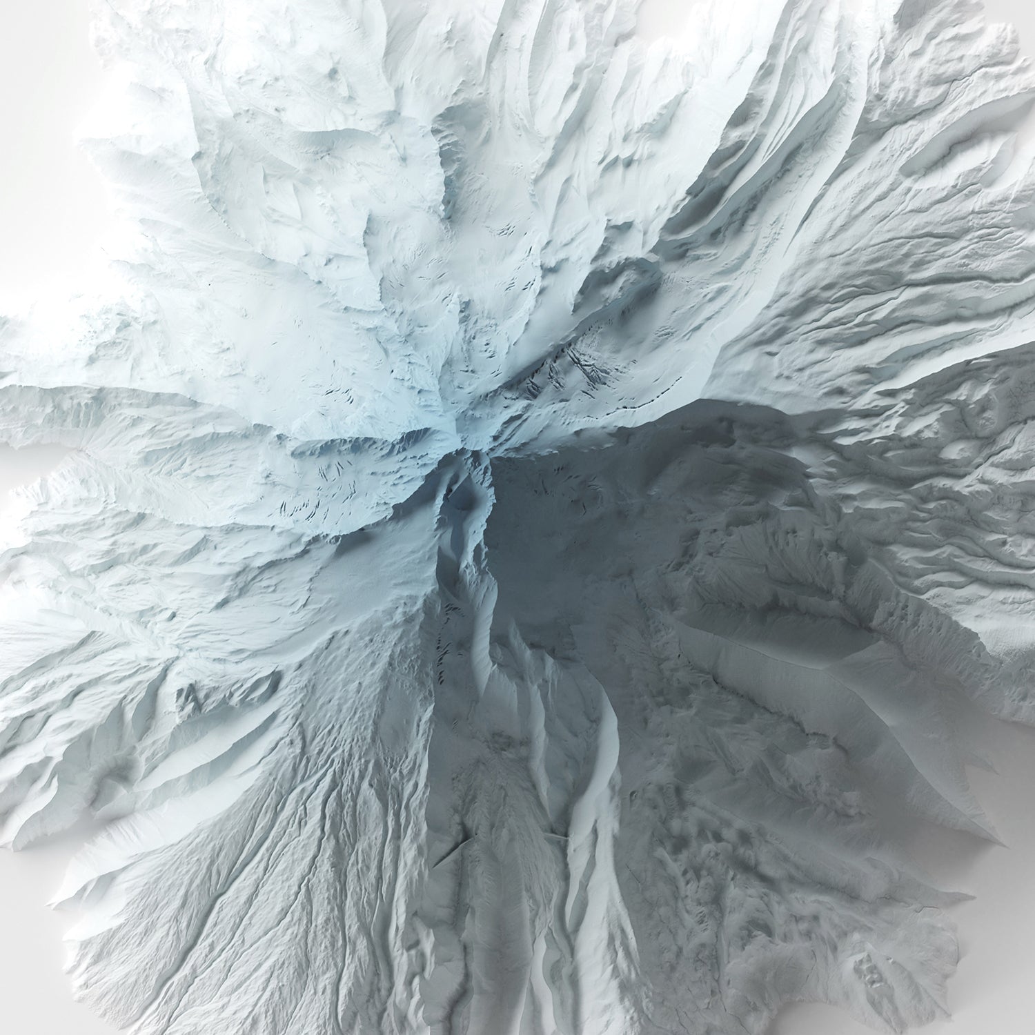 Mount Hood - Minimalist Map