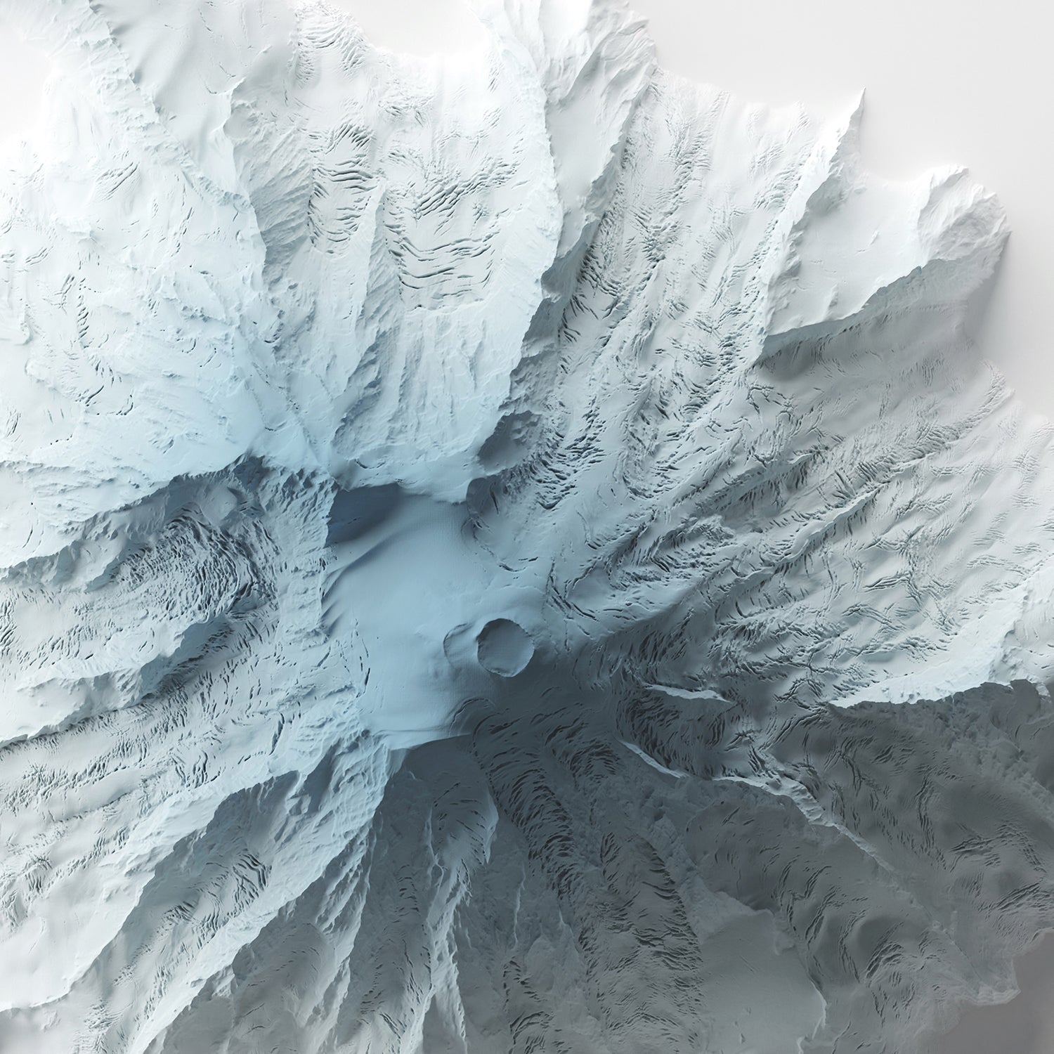 Mount Rainier - Minimalist Map