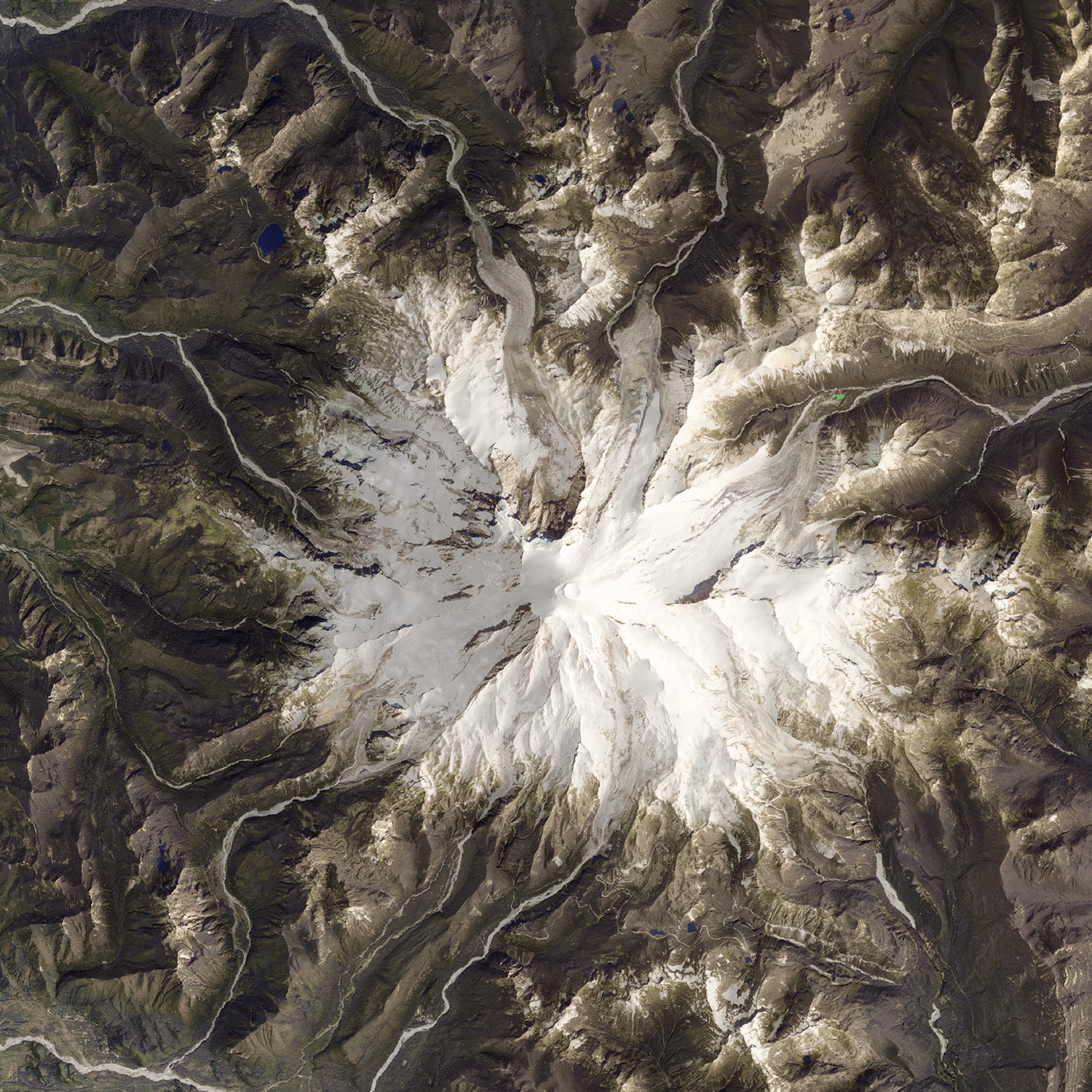 Mount Rainier - Satellite Imagery