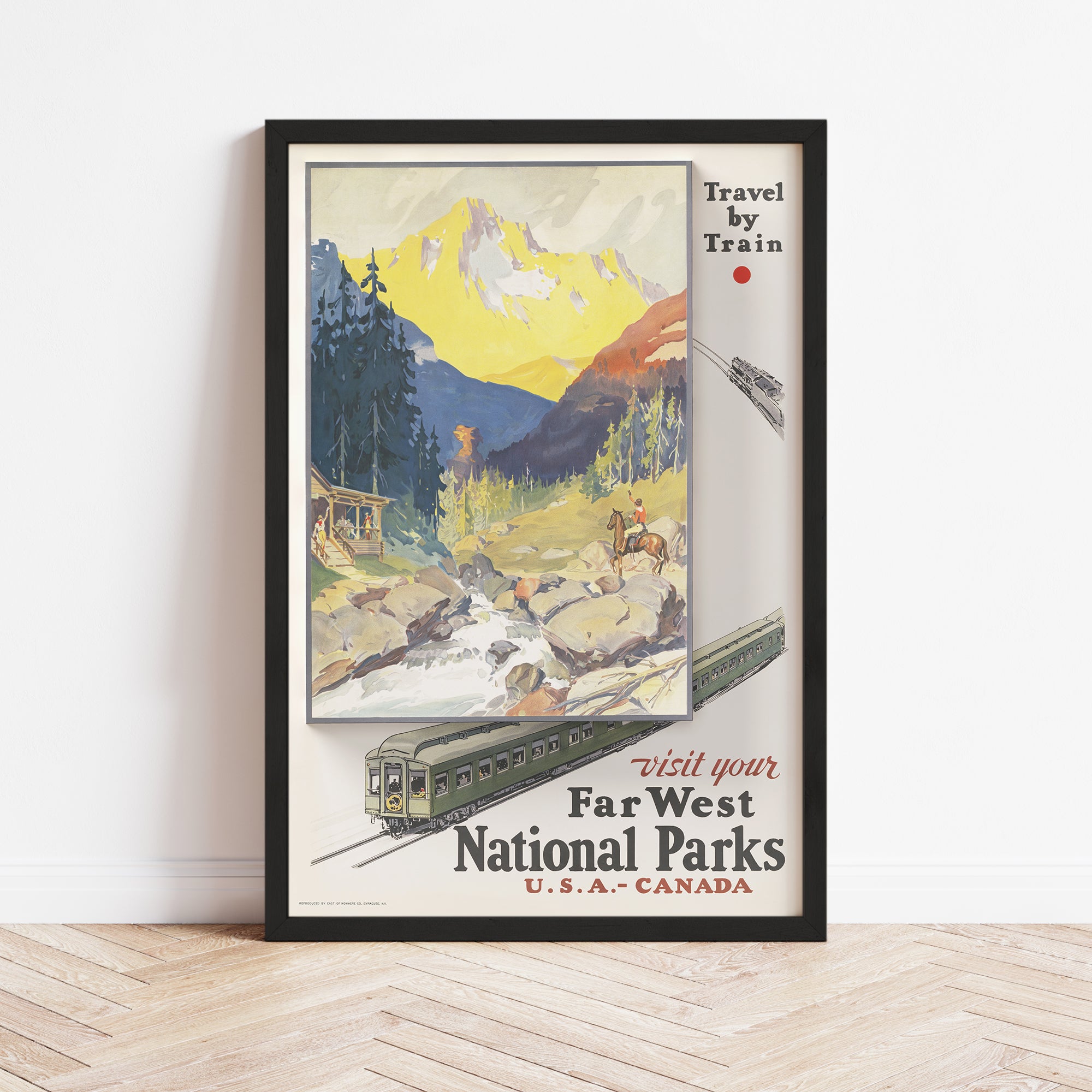 Far West National Parks (1920) - Retro Art Print