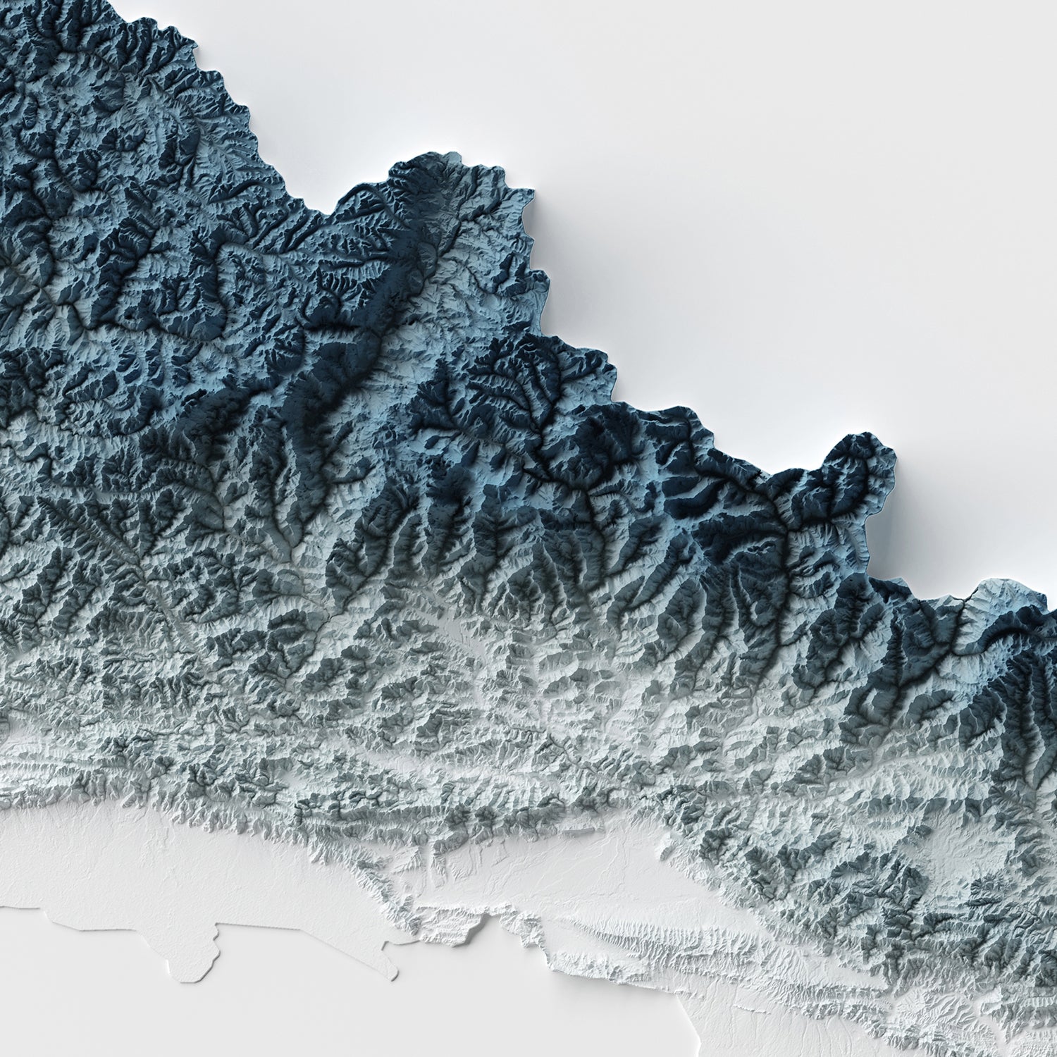 Nepal - Minimalist Map