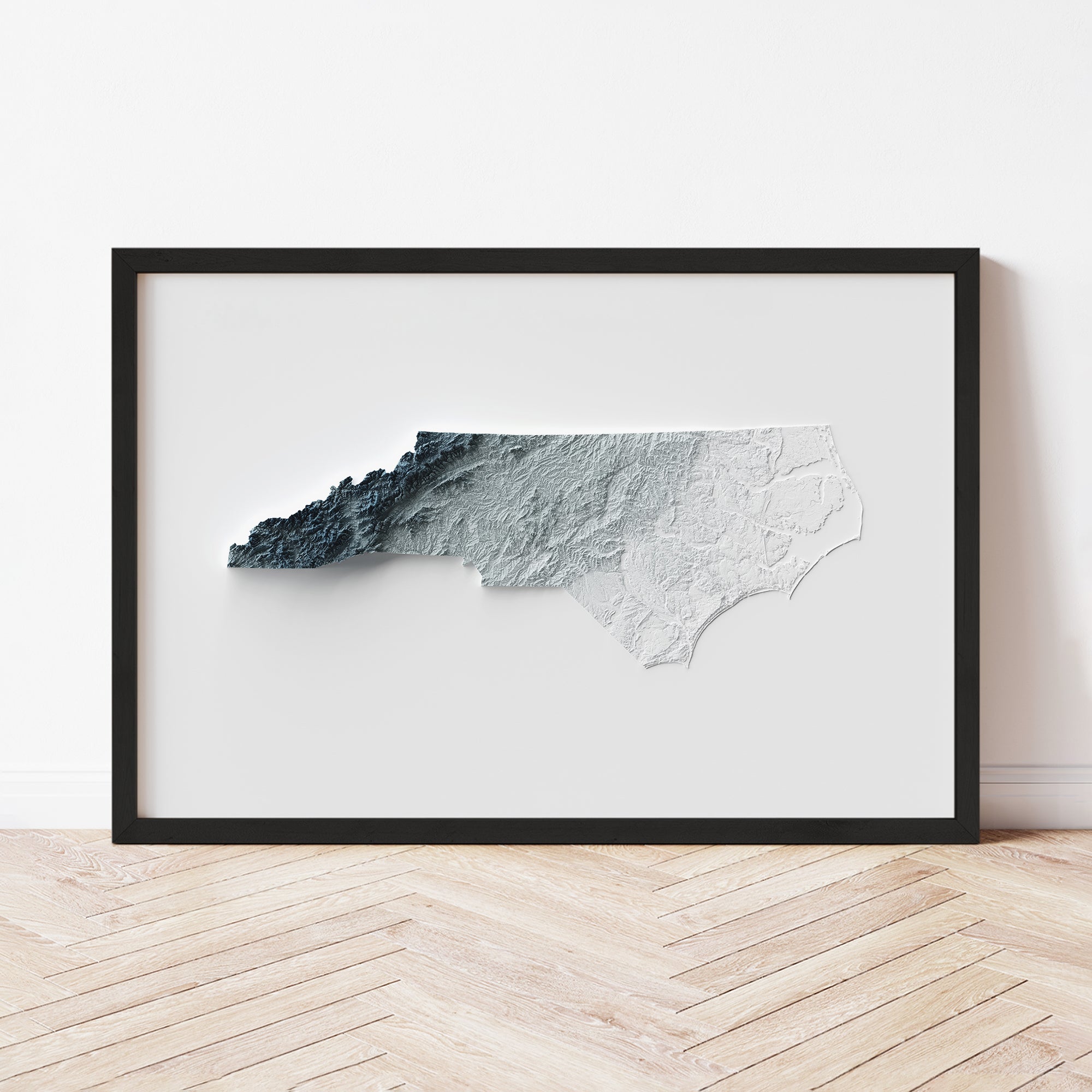North Carolina - Minimalist Map