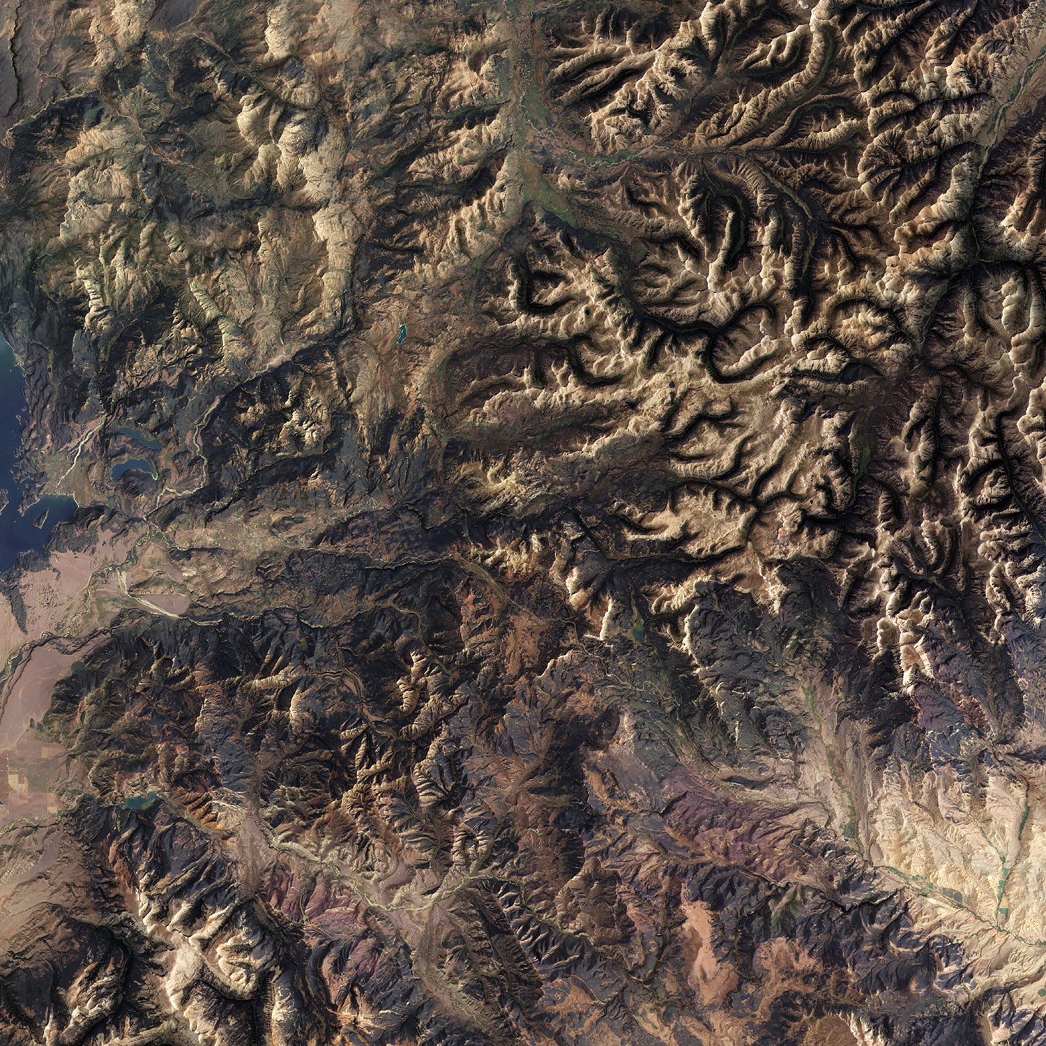 Northwest Wyoming - Satellite Imagery
