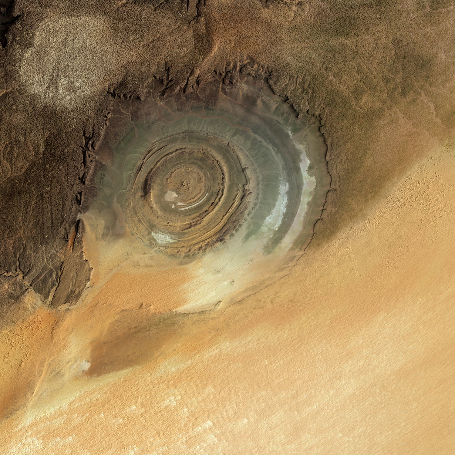 The Richat Structure - Satellite Imagery