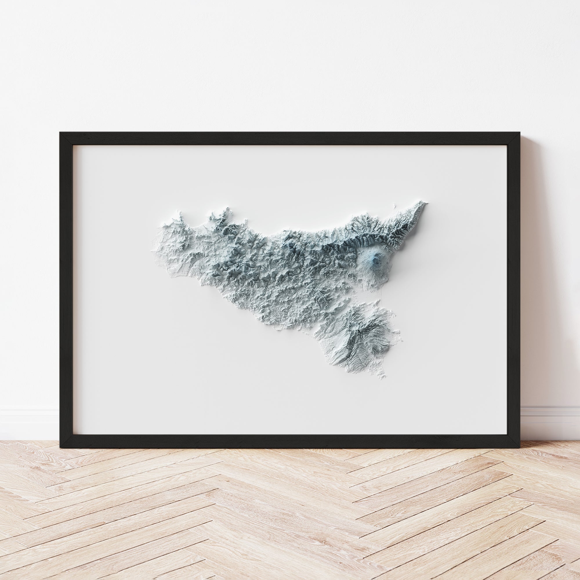 Sicily - Minimalist Map