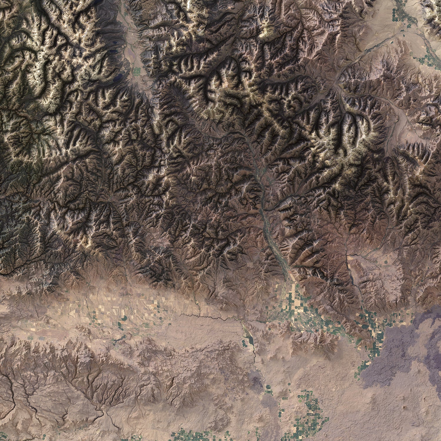 Snake River Plain - Satellite Imagery