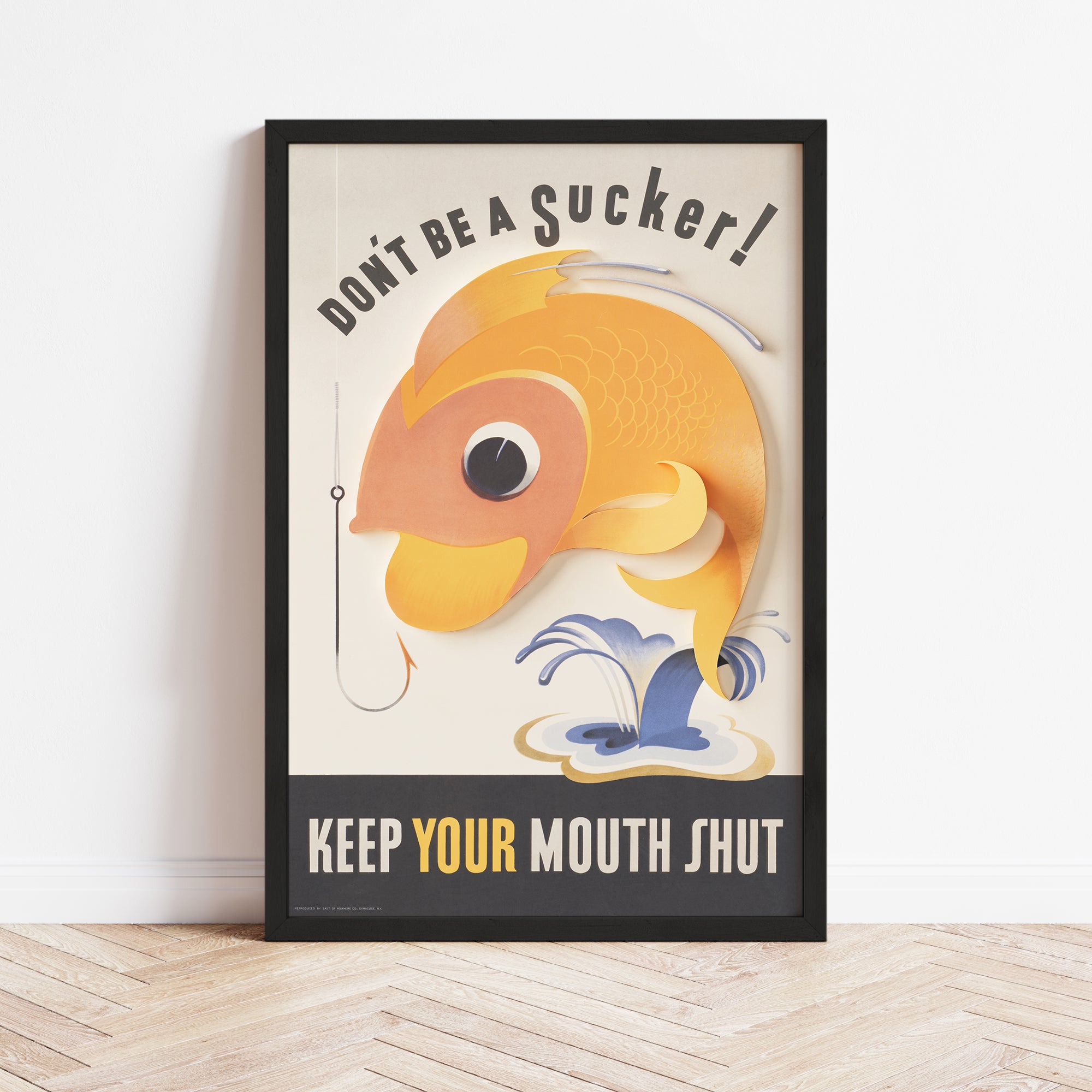 Don't Be A Sucker (1944) - Retro Art Print