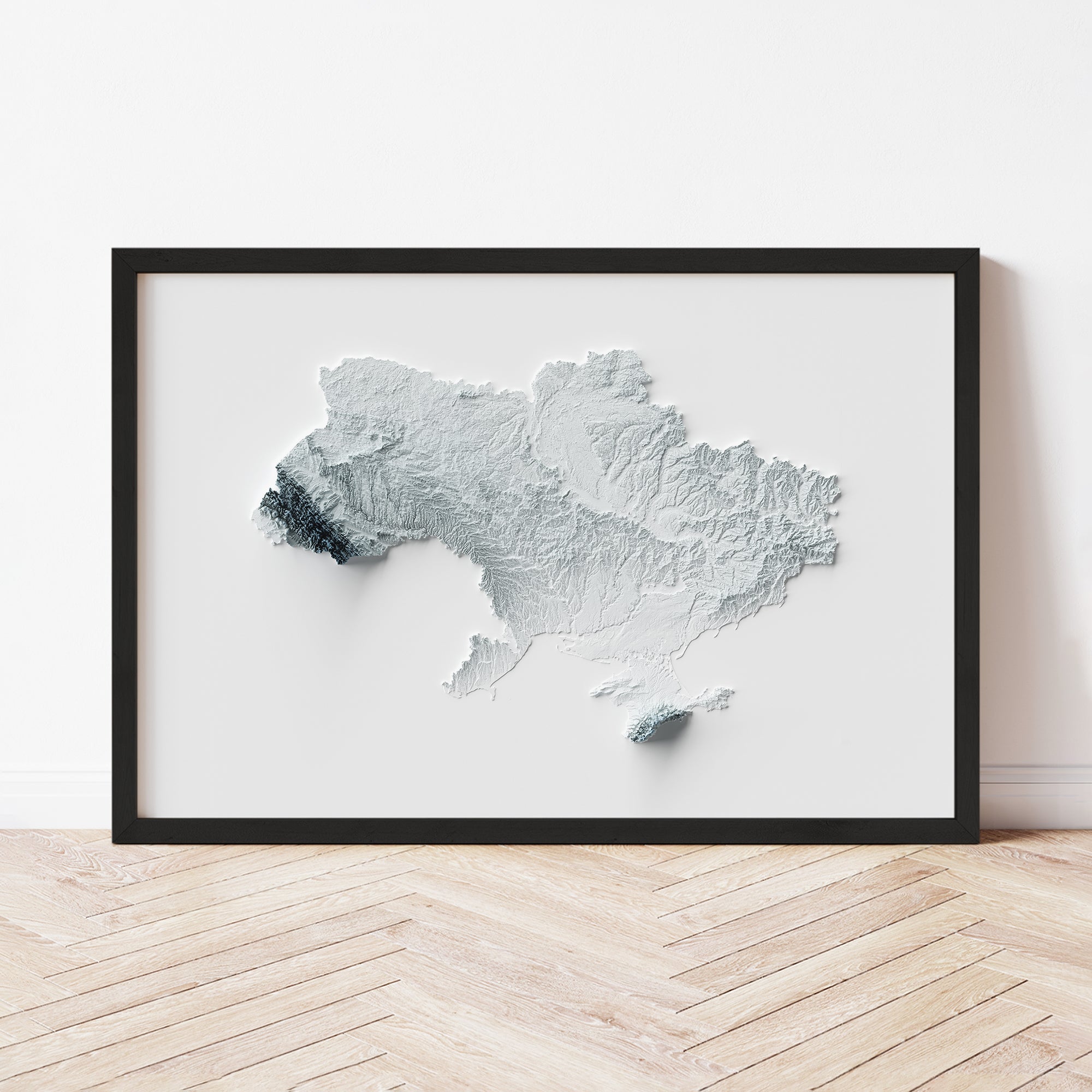 Ukraine - Minimalist Map