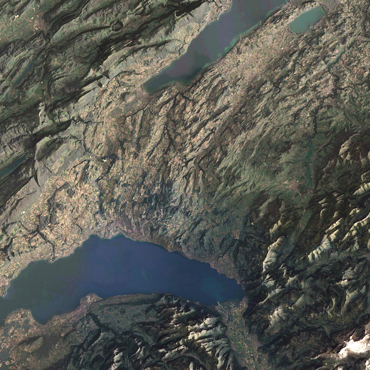 Western Switzerland - Satellite Imagery