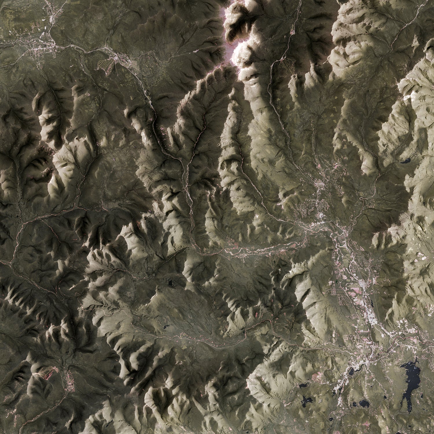 White Mountains, NH - Satellite Imagery