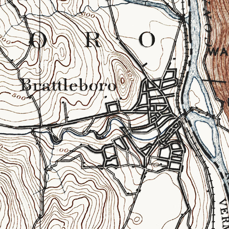 brattleboro vt map