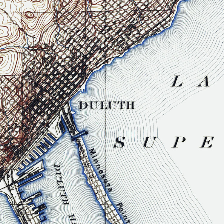 Duluth, MN - 1915 Topographic Map