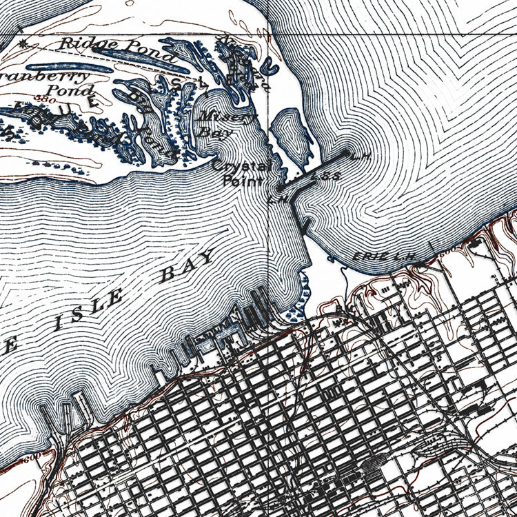 Erie, PA - 1900 Topographic Map